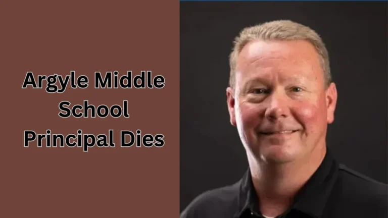 argyle middle school principal dies